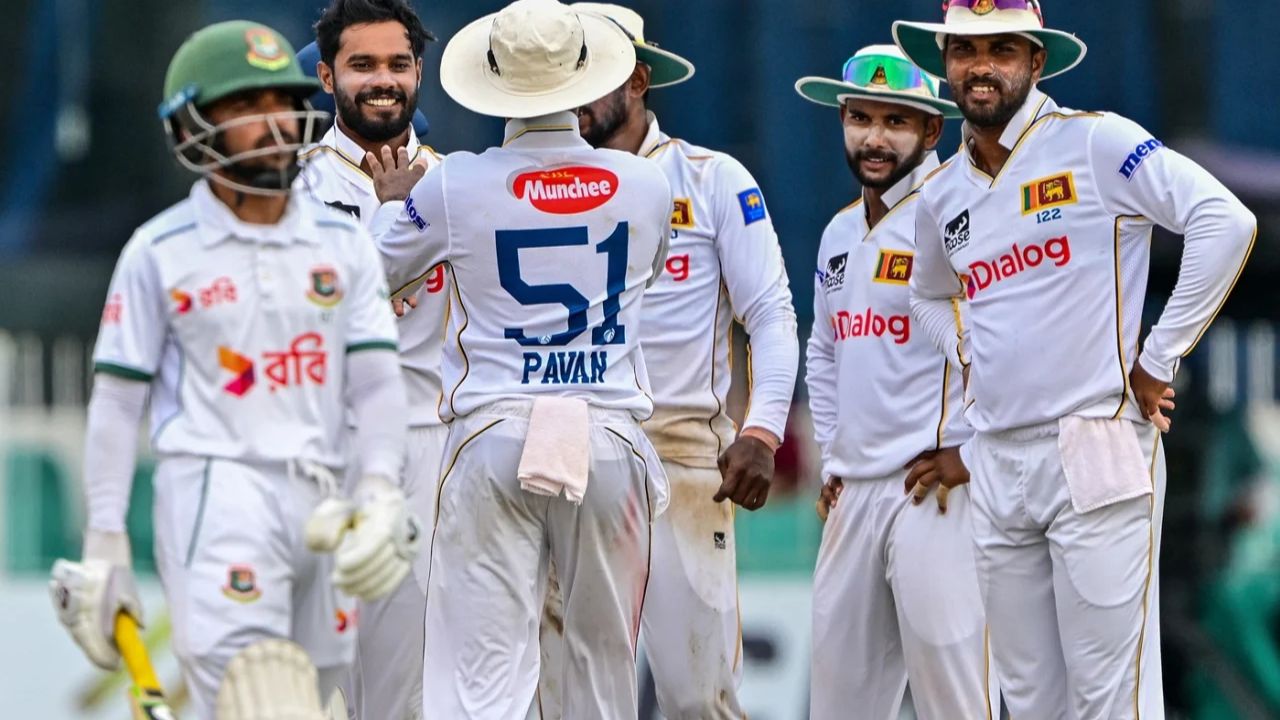 শেষ বিকেলে শ্রীলঙ্কার চমকে টাইগারদের ইনিংস হারের শঙ্কা