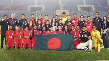 নিজেদের প্রথম এশিয়ান কাপে গ্রুপ ‘বি’তে বাংলাদেশ নারী দল