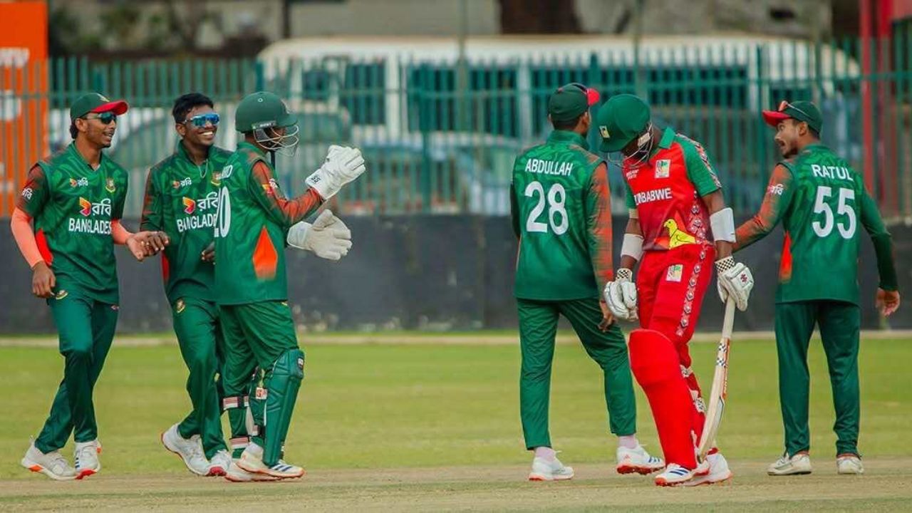 টাইগার যুবা বোলারদের সামনে ৮৯ রানে গুটিয়ে গেল জিম্বাবুয়ে