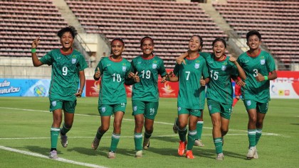 দক্ষিণ কোরিয়ার বিপক্ষে ১-১ সমতায় প্রথমার্ধ শেষ করল বাংলাদেশ 