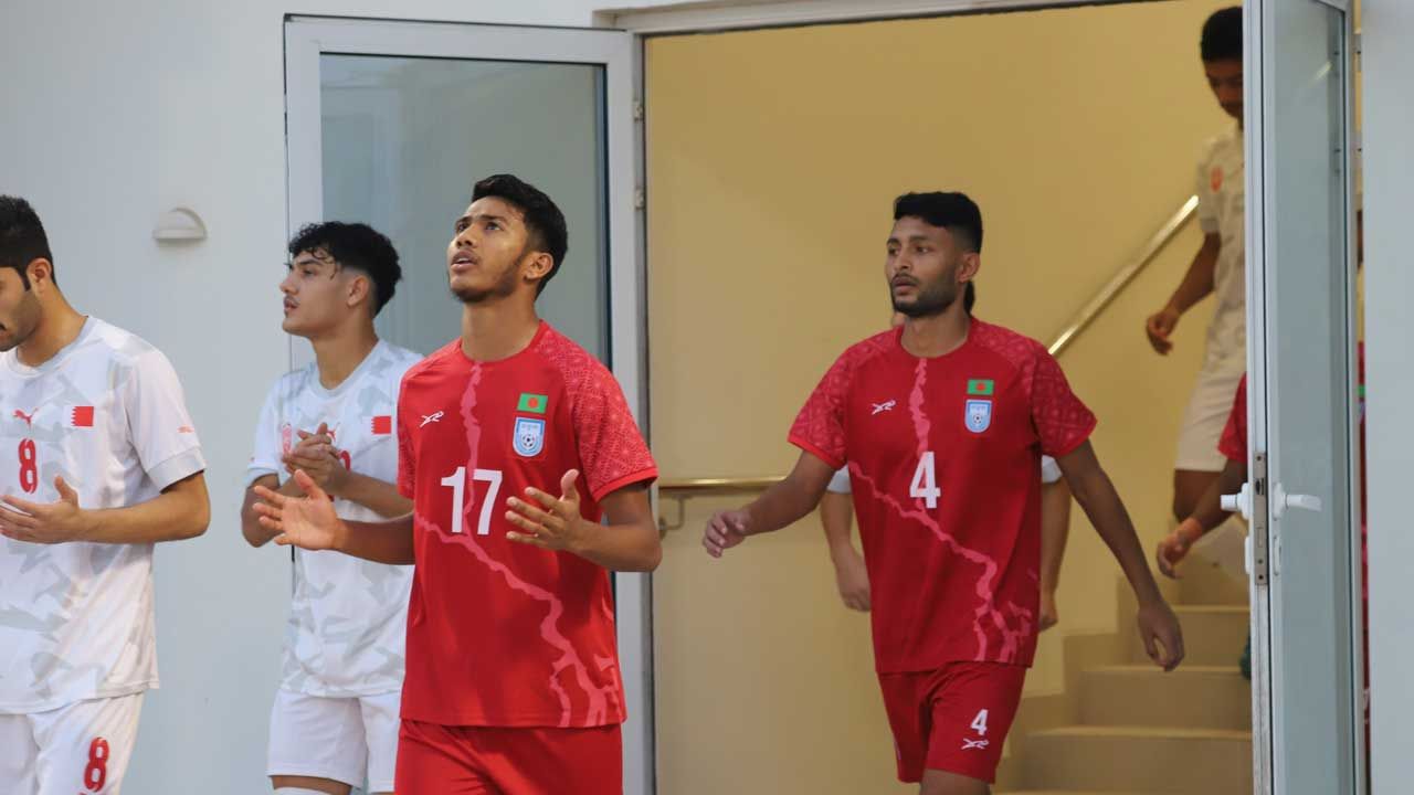 ক্লোজড ডোর ম্যাচে বাহরাইনের বিপক্ষে অনূর্ধ্ব-২৩ দলের হার