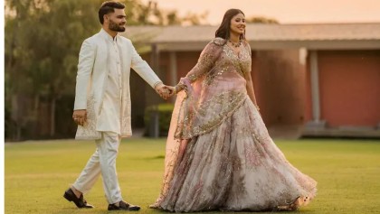 বর ক্রিকেটার কনে সংসদ সদস্য, রিংকু–প্রিয়ার স্বপ্নীল প্রেমকাহিনি