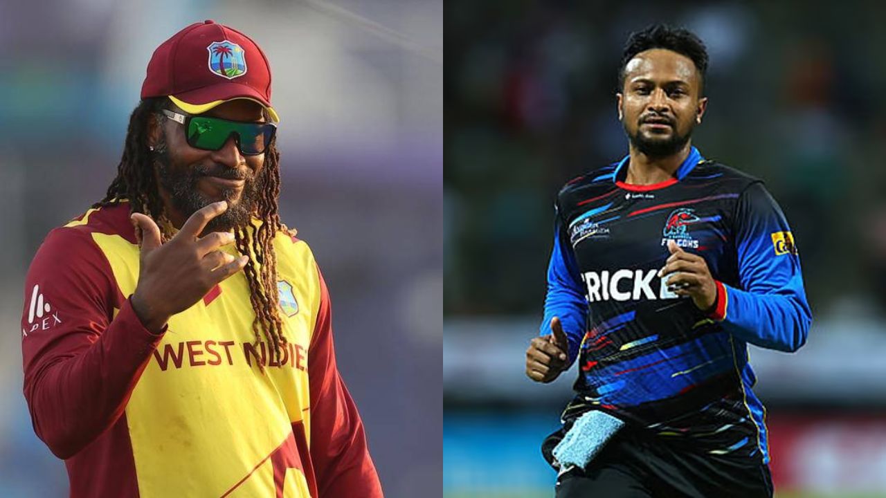 কিংবদন্তি গেইলের রেকর্ড ছুঁতে পারবেন কি সাকিব?
