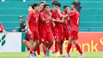 নিয়মরক্ষার ম্যাচে সিঙ্গাপুরকে উড়িয়ে দিলো যুবারা 