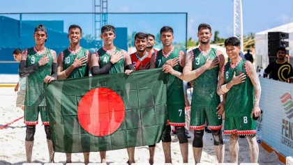 কমনওয়েলথ বিচ হ্যান্ডবলে ভারতকে হারাল বাংলাদেশ